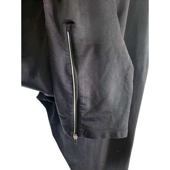 Nike Men's Black Sweatpants Joggers Zippered Ankles Workout Activewear Pants XL - Picture 4 of 6